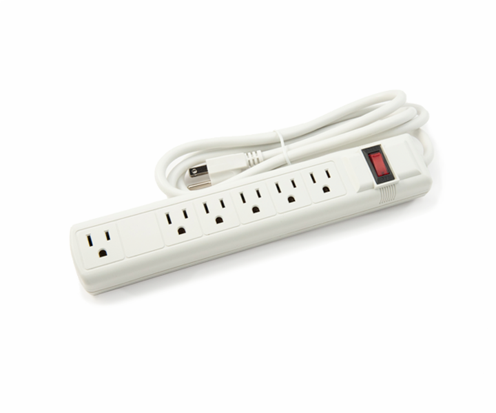 6ft 6-Outlet Power Supply